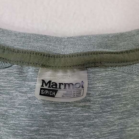 Marmot Women's Green Brown Long Sleeve Pullover Top, S - Picture 4 of 5